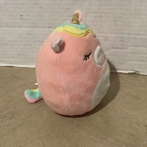 Pink unicorn Squishmallo stuffed animal plush toy - Picture 5 of 6
